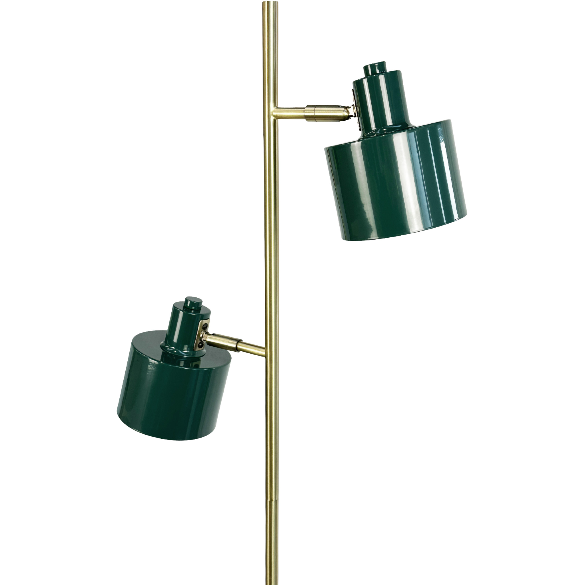 5704709092643 Dyberg Larsen Ocean mørkegrøn/messing gulvlampe Lamper,Gulvlamper,Gulvlamper 89200008030 Ocean