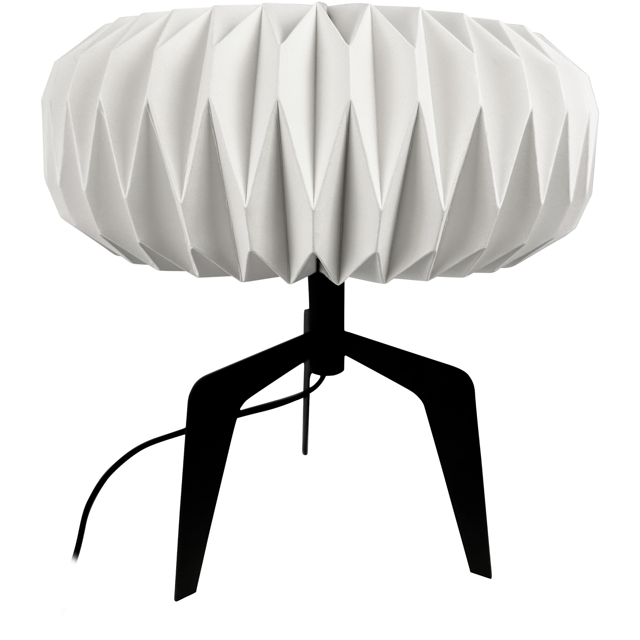 5704709093084 Dyberg Larsen Ventnor sort/hvid 9308 - Bordlampe Lamper,Bordlamper,Bordlamper 89200006450 9308