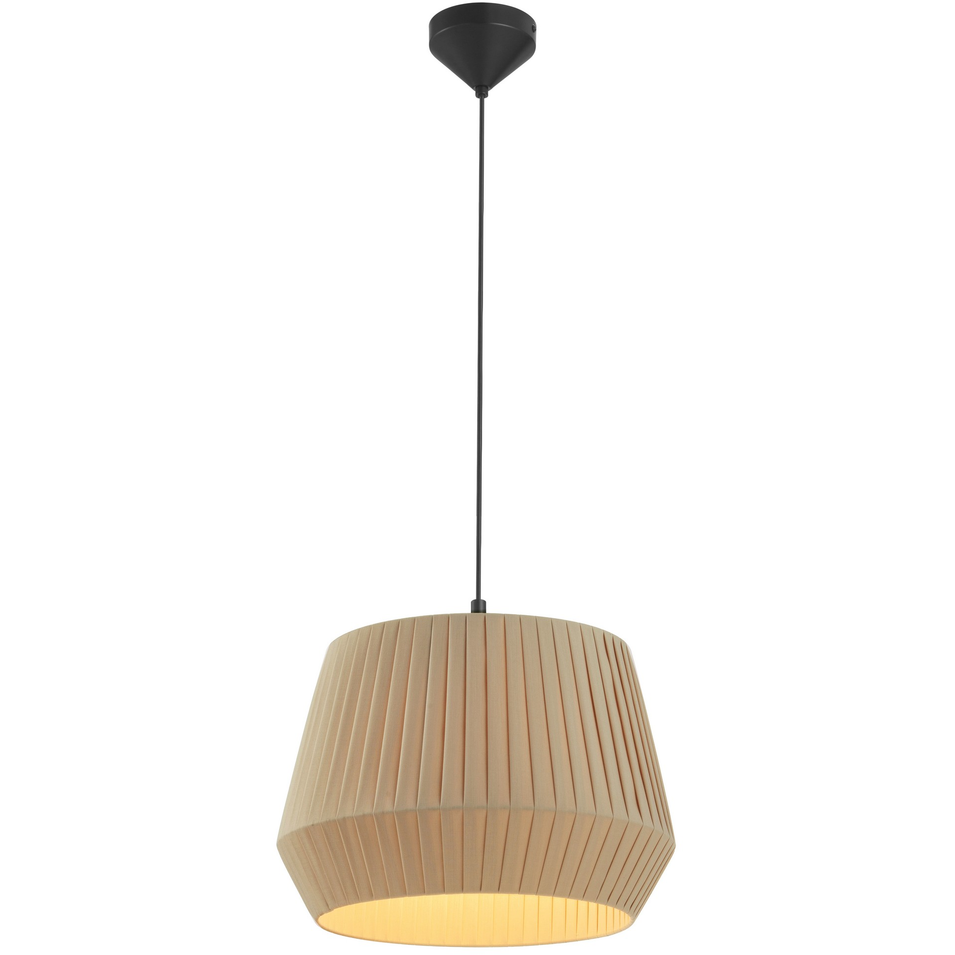 5704924005527 Nordlux Dicte 40 beige pendel Lamper,Pendler-/ Hængelamper,Pendler/Hængelamper 87100013290 Dicte