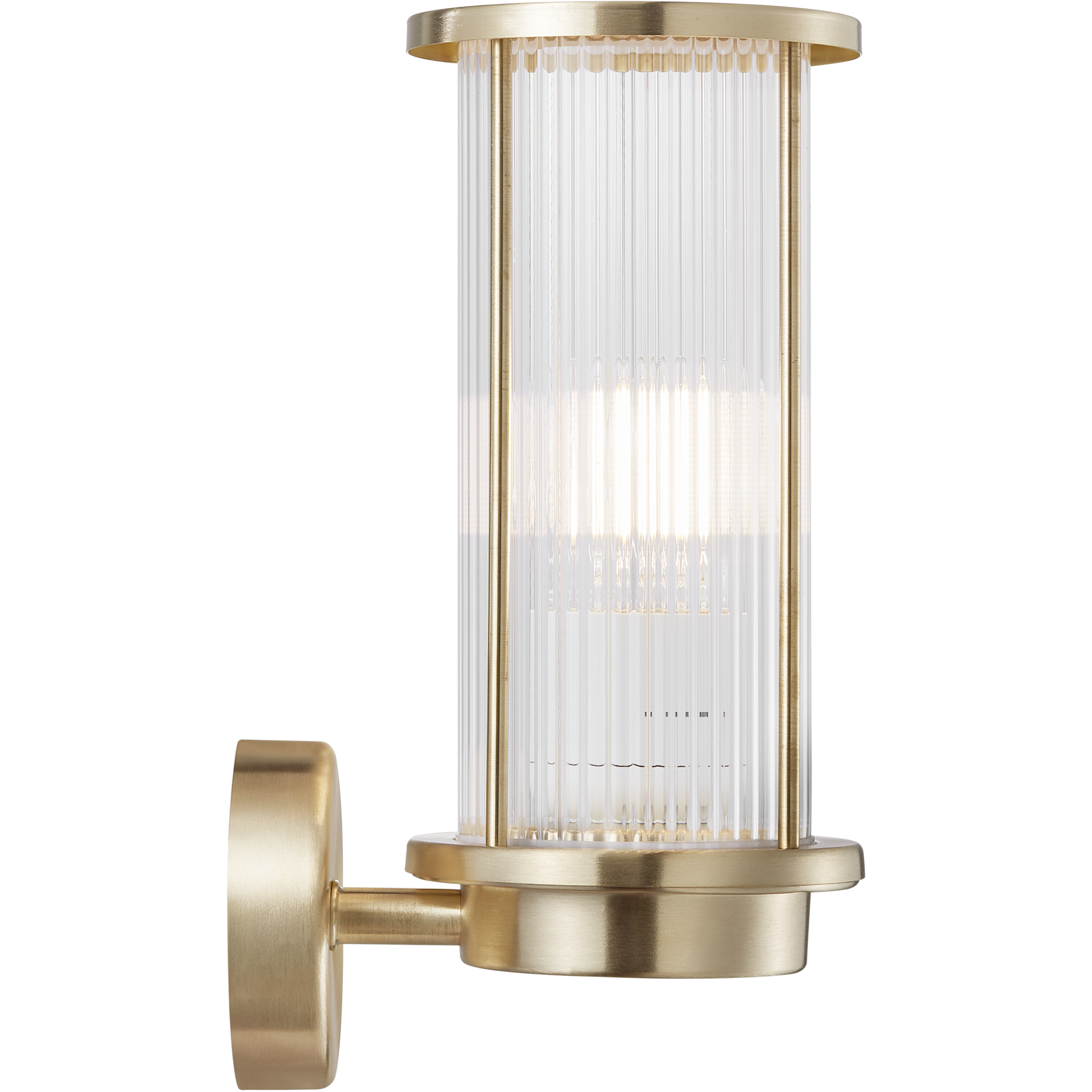 5704924011047 Nordlux Linton messing - Væglampe Lamper,Udendørs- lamper,Udendørslamper 87100010530 Linton messing