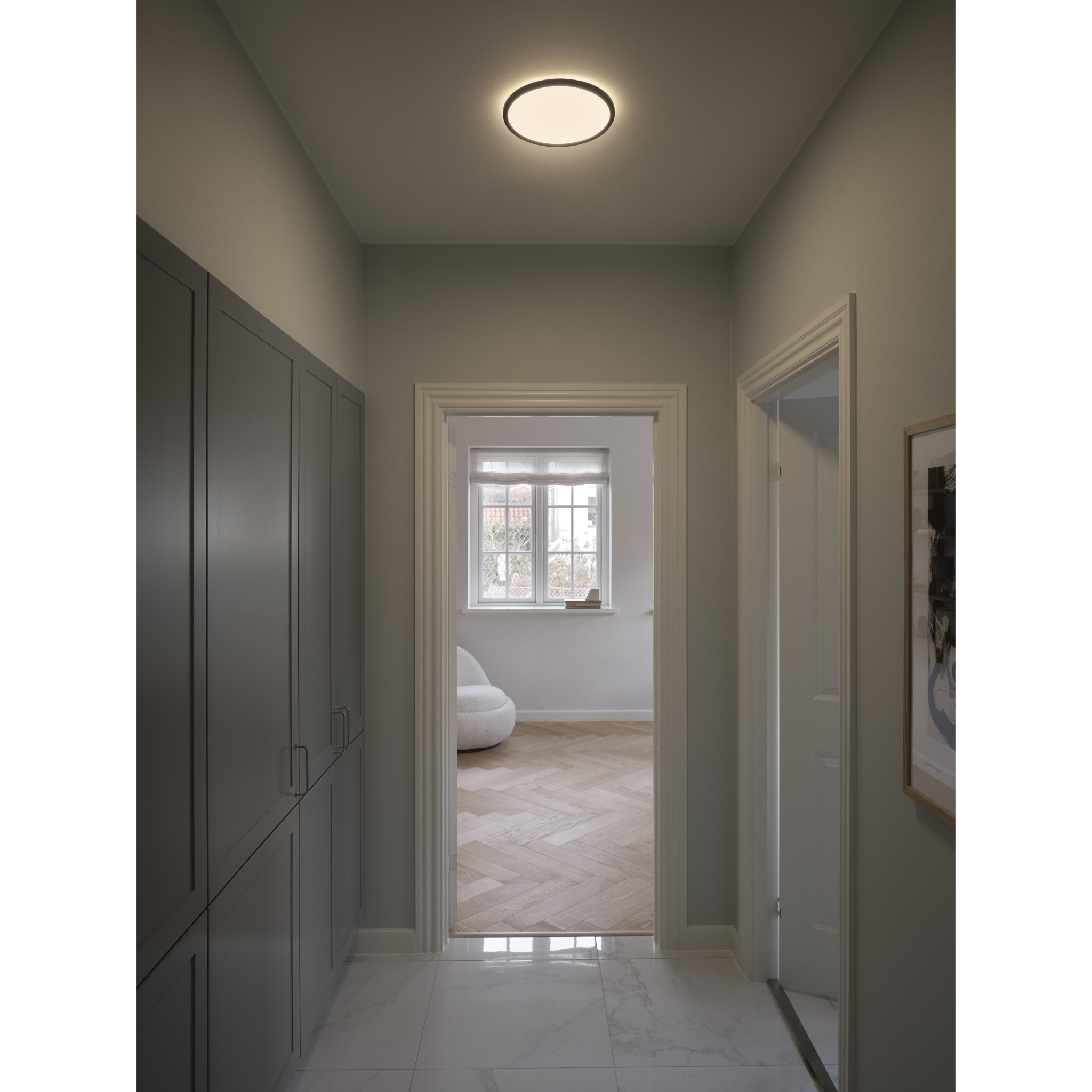 Nordlux OJA 29 IP54 3000/4000K switch trinløs dæmp sort - Pl