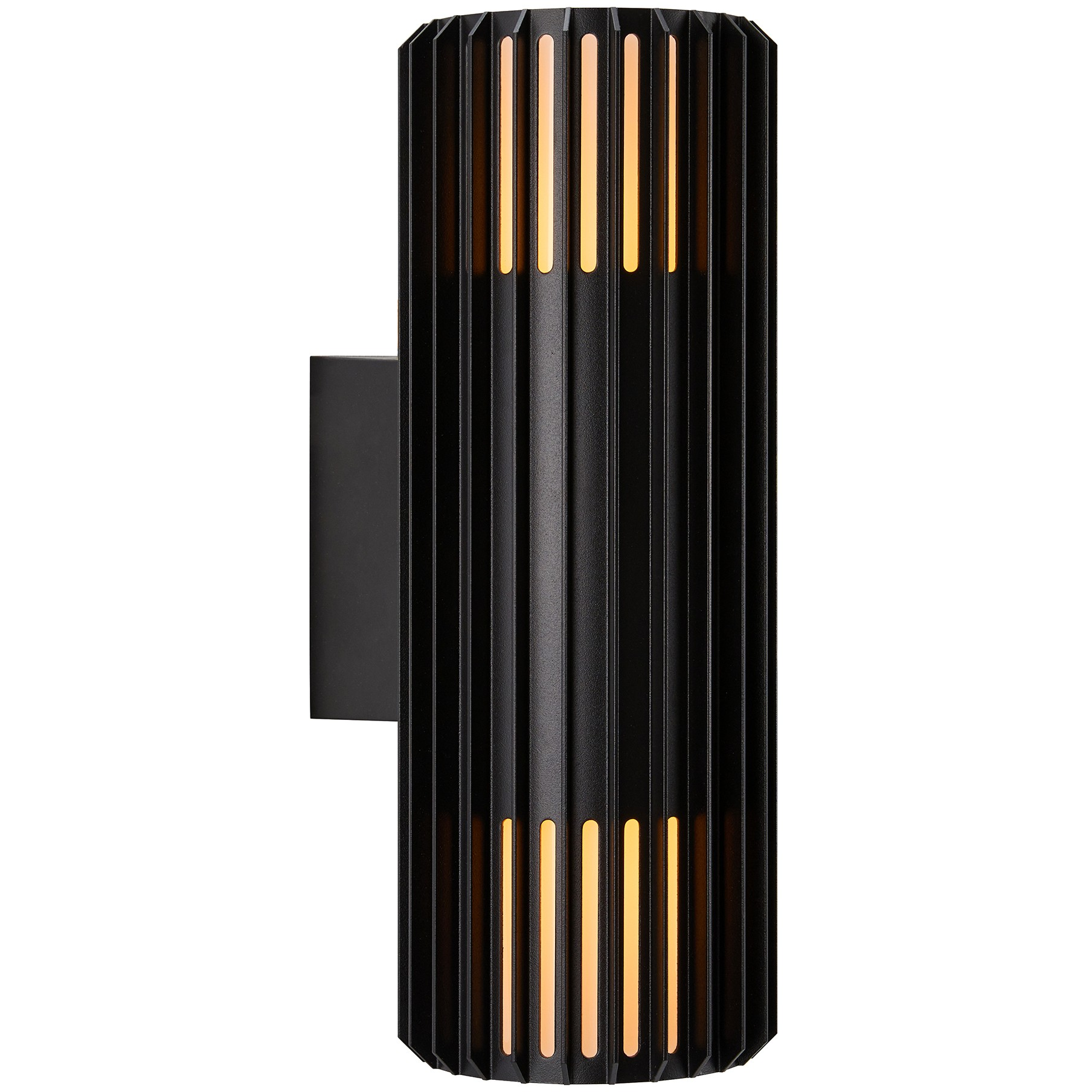 5704924022111 Nordlux Aludra Double Seaside sort væglampe Lamper,Udendørs- lamper,Udendørslamper 87109000228 2418121203