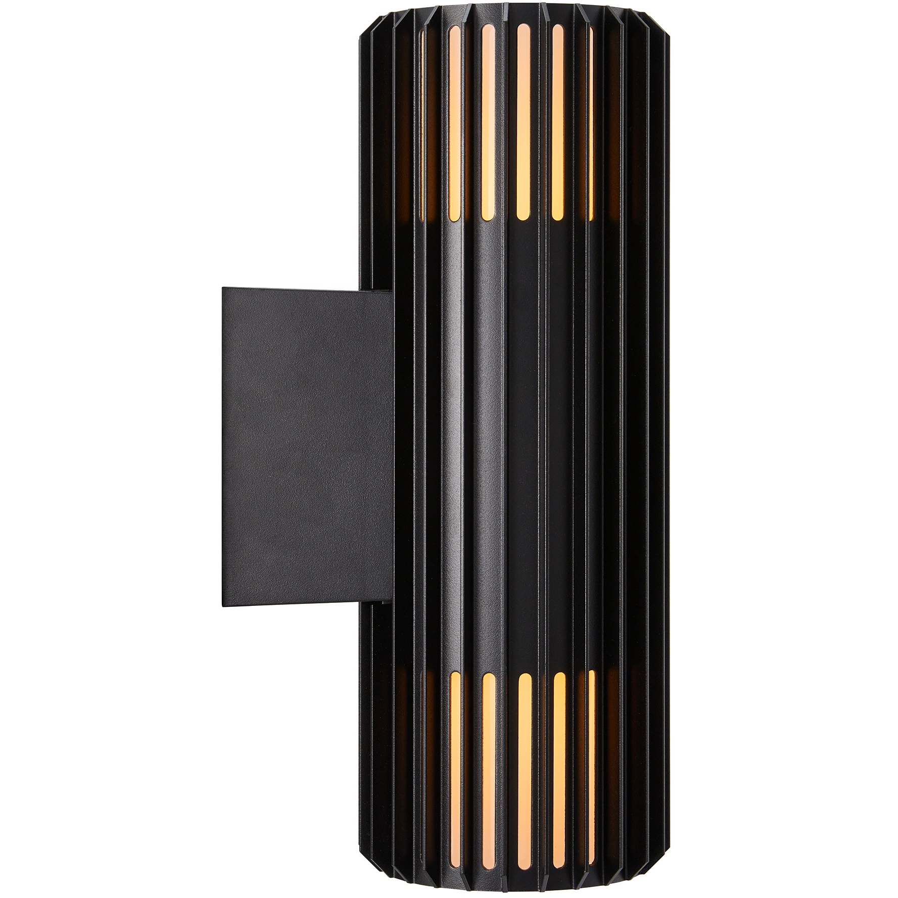 5704924022111 Nordlux Aludra Double Seaside sort væglampe Lamper,Udendørs- lamper,Udendørslamper 87109000228 2418121203