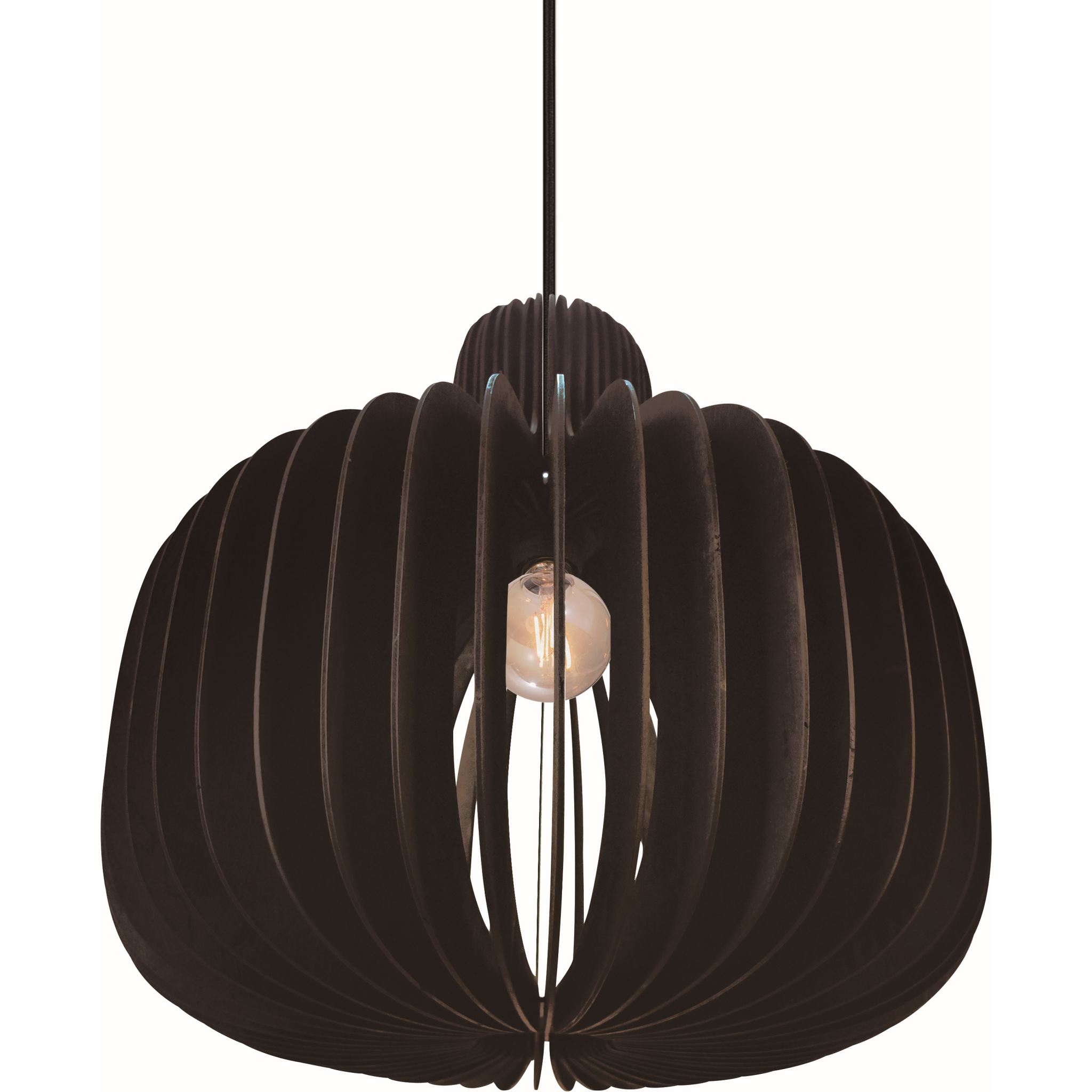 5704924024269 Nordlux Hazo 43 black wood pendel Lamper,Pendler-/ Hængelamper,Pendler/Hængelamper 87100012170 2512053003