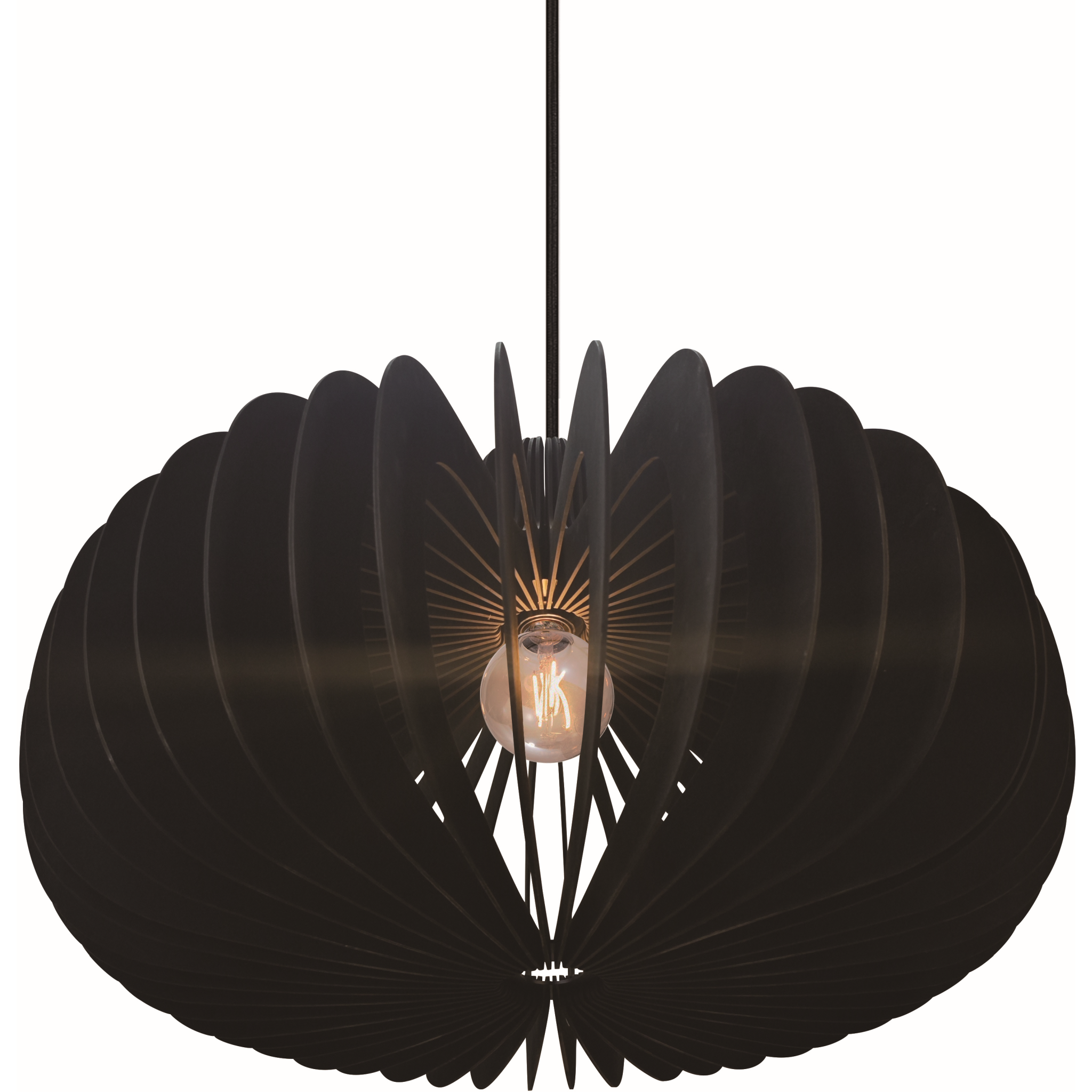 5704924024283 Nordlux Hazo 65 black wood pendel Lamper,Pendler-/ Hængelamper,Pendler/Hængelamper 87100012190 2512073003