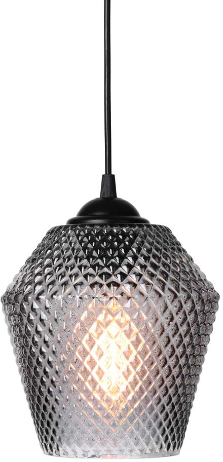 5705639718528 Halo Design Nobb Edgy Ø17 røgfarvet 718528 - Pendel Lamper,Pendler-/ Hængelamper,Pendler/Hængelamper 84500004670 Nobb Edgy Ø17 røgfarvet 718528