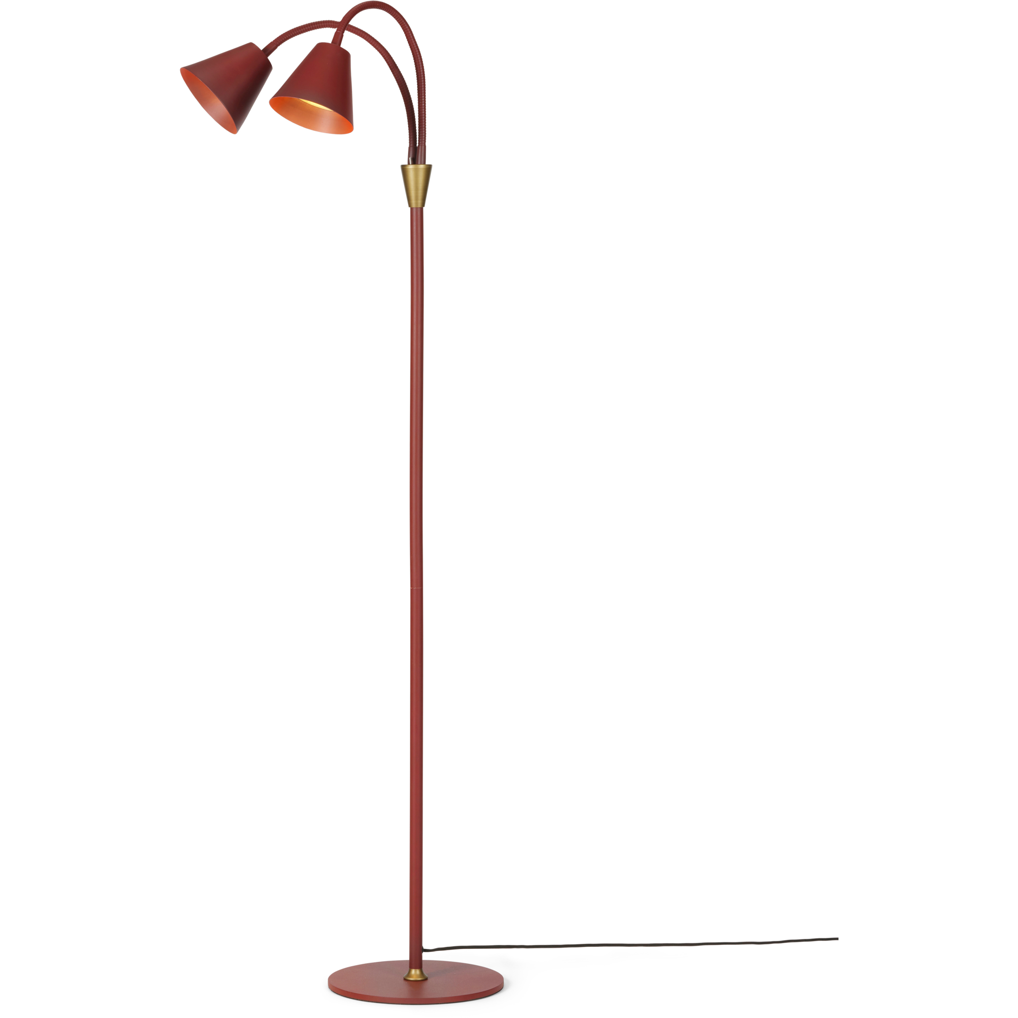 5705639744893 Halo Design Hygge 2 arme maroon - Gulvlampe Lamper,Gulvlamper,Gulvlamper 84500019180 744893