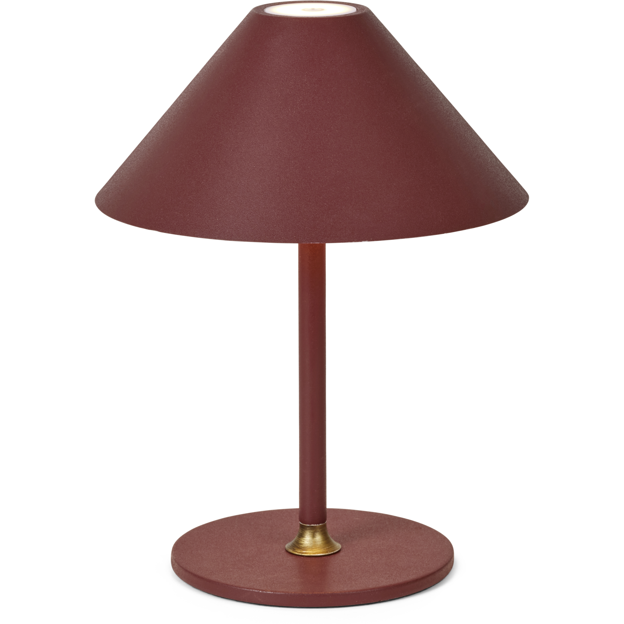 5705639801022 Halo Design Hygge Ø19 maroon - Bordlampe Portable Lamper,Bordlamper,Trådløse bordlamper 84500018980 801022