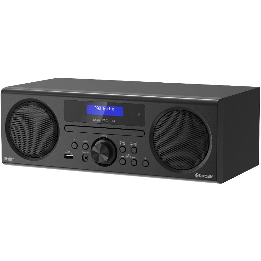 5705656475701 Scansonic DA310 minianlæg sort TV & HIFI,Lyd,DAB radioer 27100000310 647570l