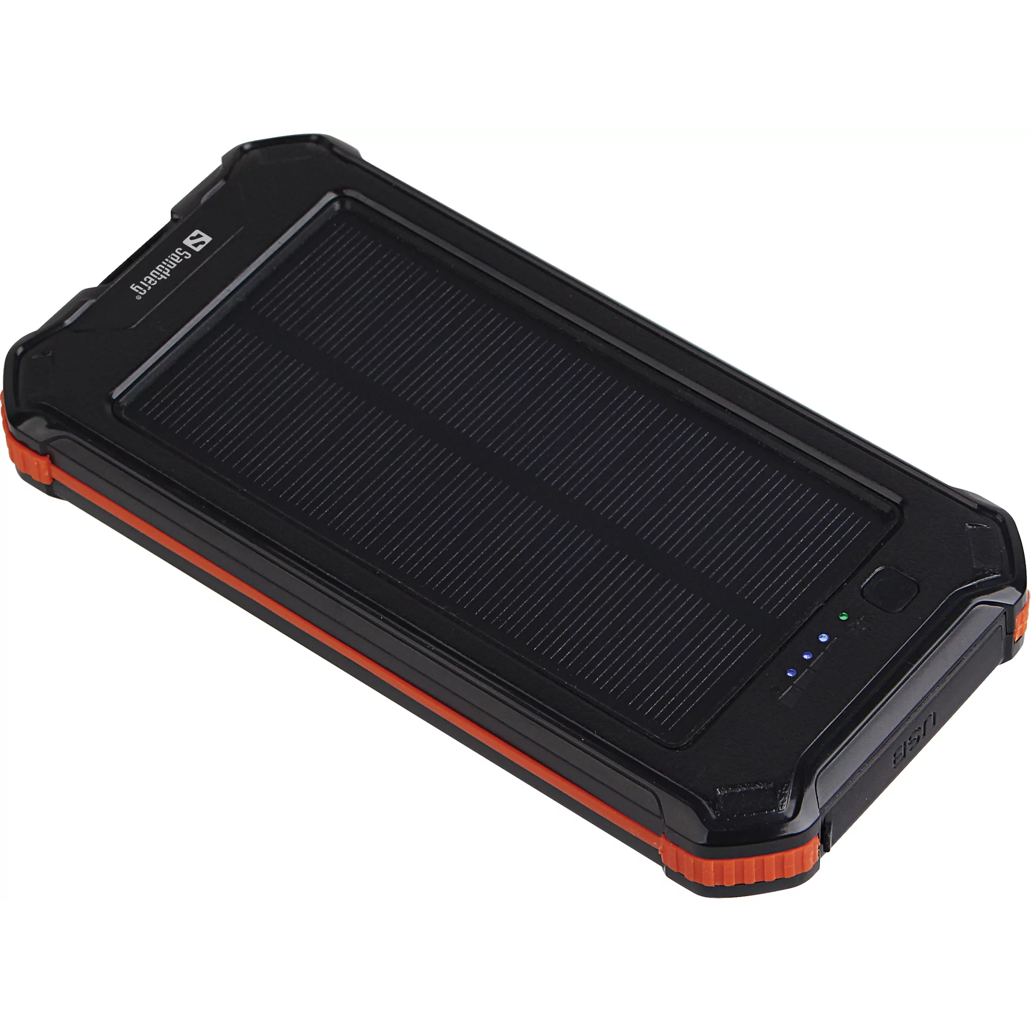 5705730420726 Sandberg 3-in-one Solar Powerbank 10000 mAh - Powerbank med  Telefon & GPS,Tilbehør mobiltelefoner,Oplader til mobiltelefoner 2190002619 420-72