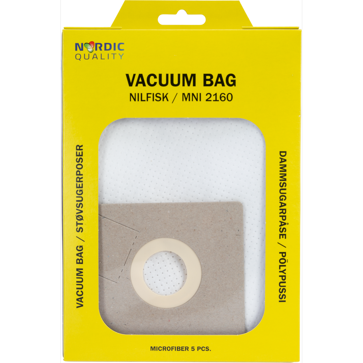 Nordic Quality MNI 2160 støvsugerposer