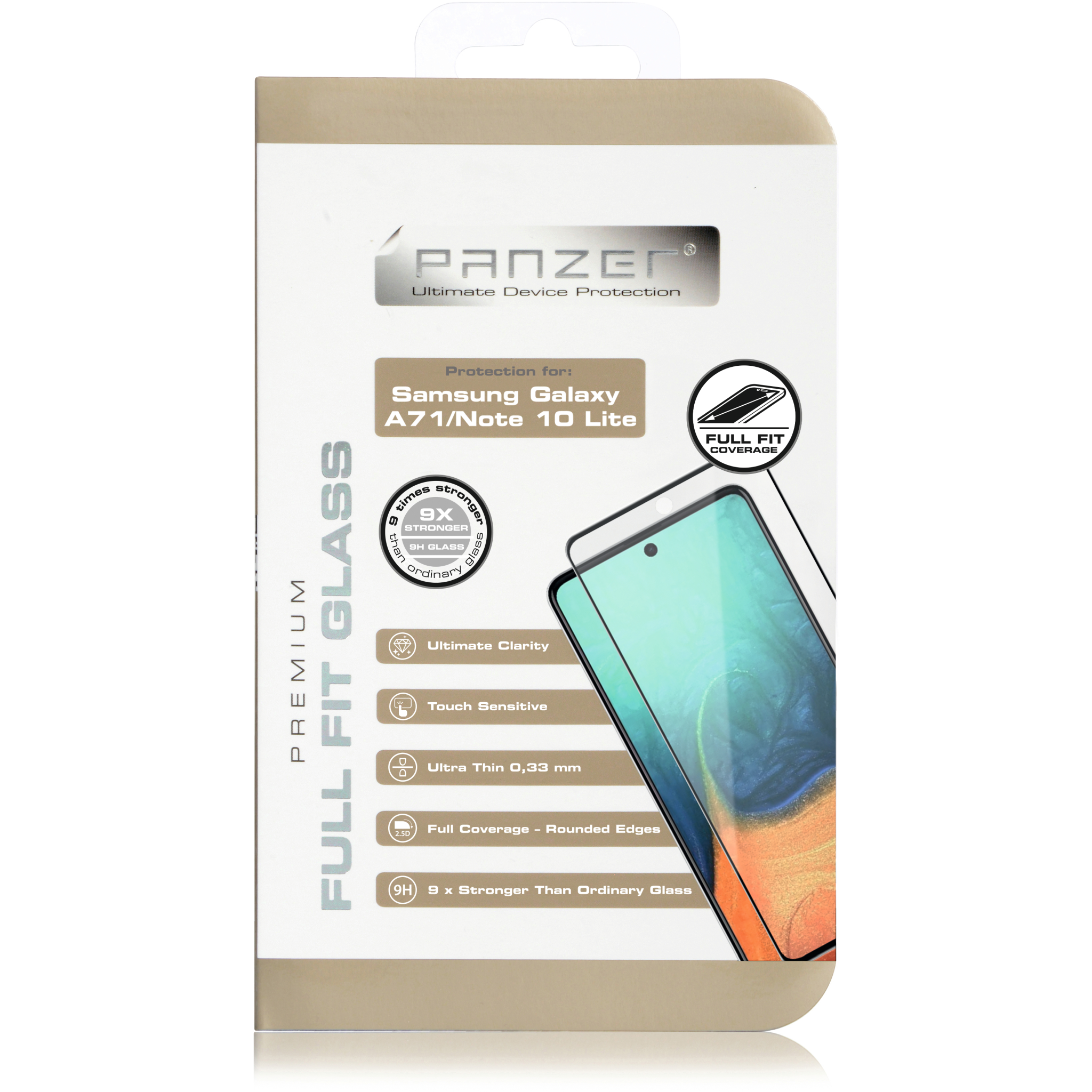 5706470117822 Panzer Samsung Galaxy Note 10 Lite/A71, Full-Fit Glass, Blac Telefon & GPS,Tilbehør mobiltelefoner,Skærmbeskyttelse til mobiltelefoner 74600009650 0