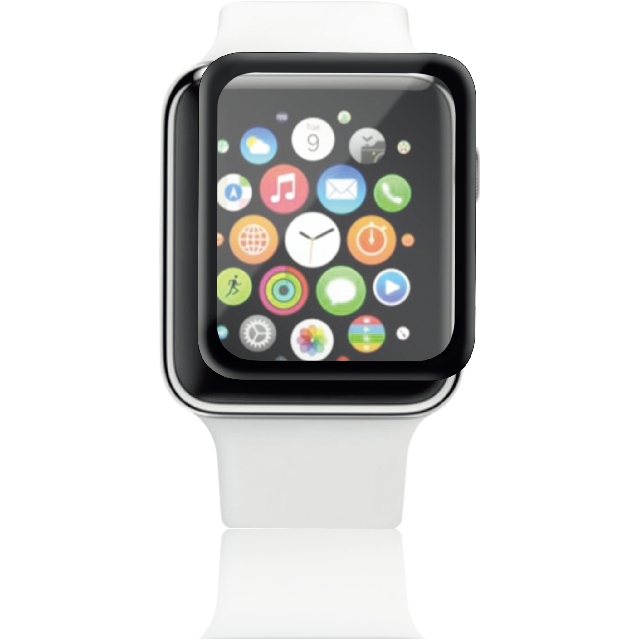 5706470142022 Panzer Apple Watch 7/8 41mm Flexible Glass Black - Flexible  Telefon & GPS,Smartwatch,Tilbehør til Watch 74600009610 0