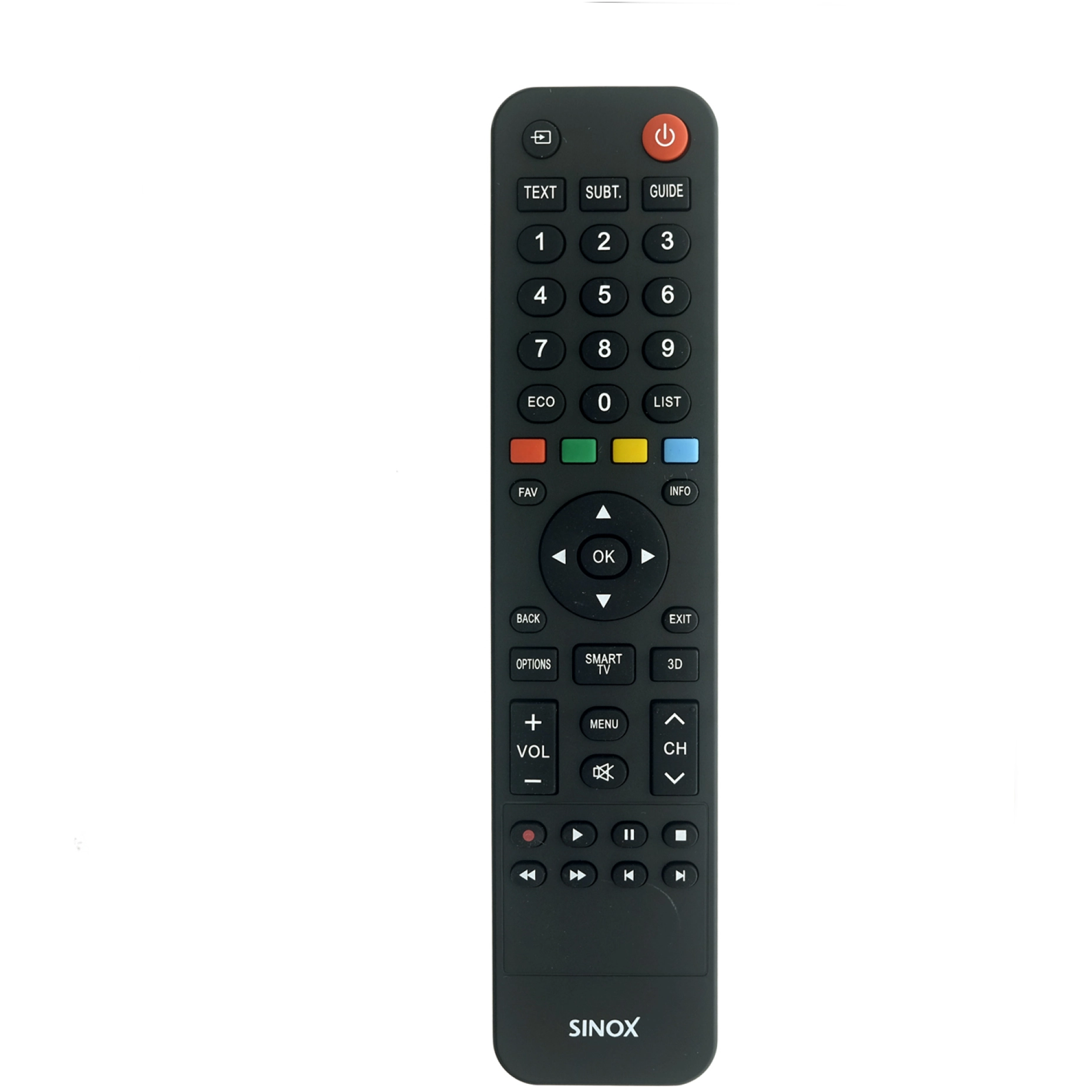 5706808020206 Sinox SXR1075 fjernbetjening til Thomson TV & HIFI,TV,Fjernbetjeninger 27900000300 SXR1075