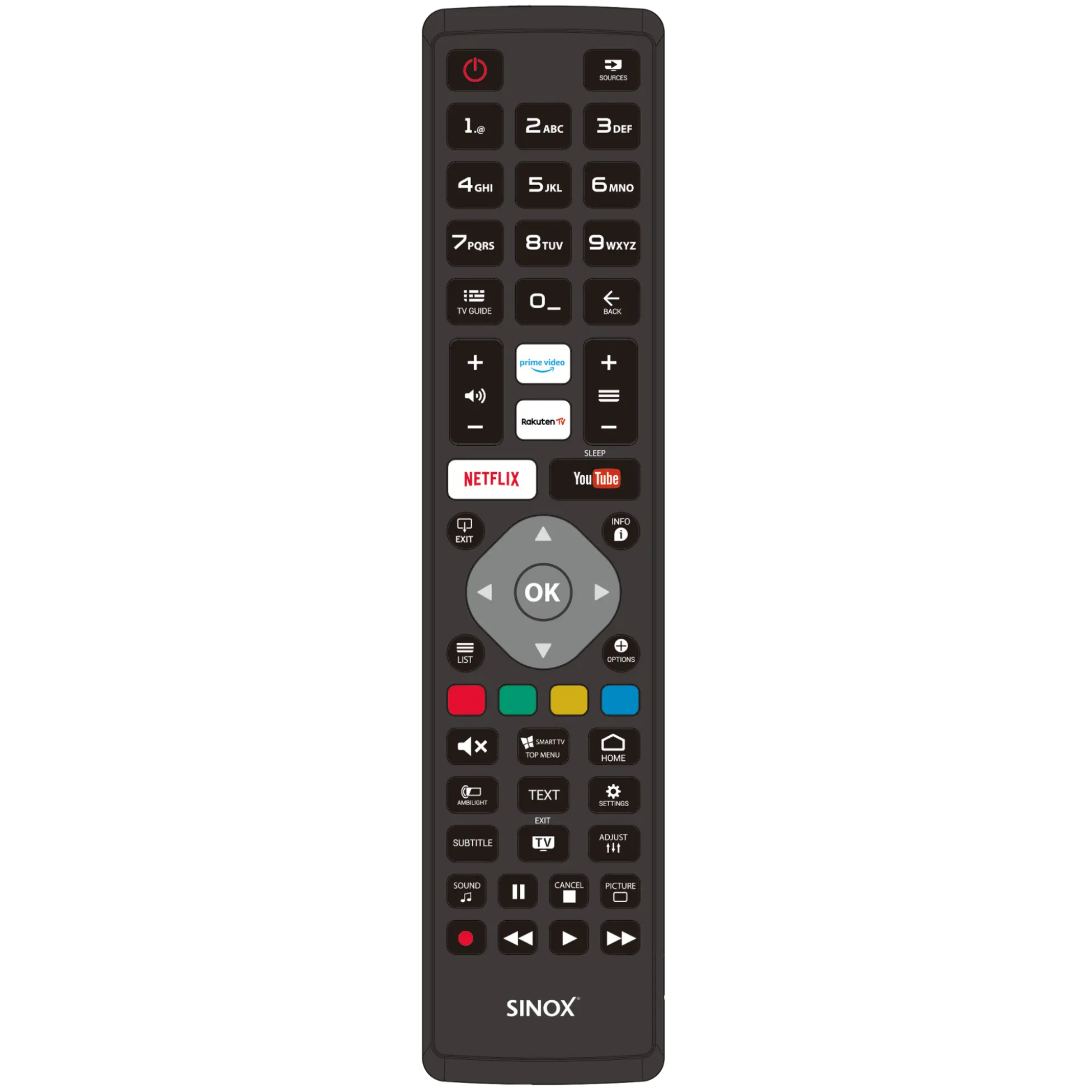 5706808054737 Sinox SXR1220 fjernbetjening til Philips TV & HIFI,TV,Fjernbetjeninger 27900000270 SXR1220