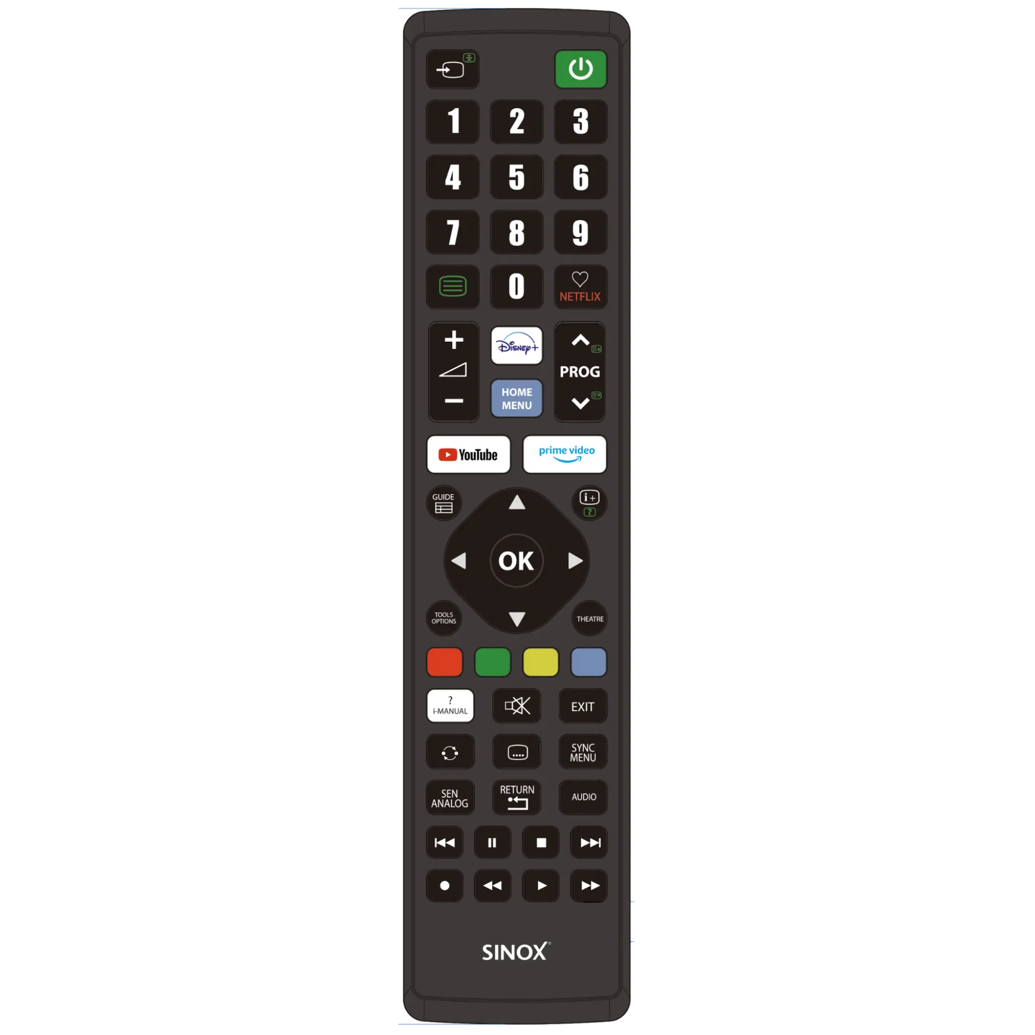 5706808054744 Sinox SXR1230 fjernbetjening til Sony TV & HIFI,TV,Fjernbetjeninger 27900000290 SXR1230