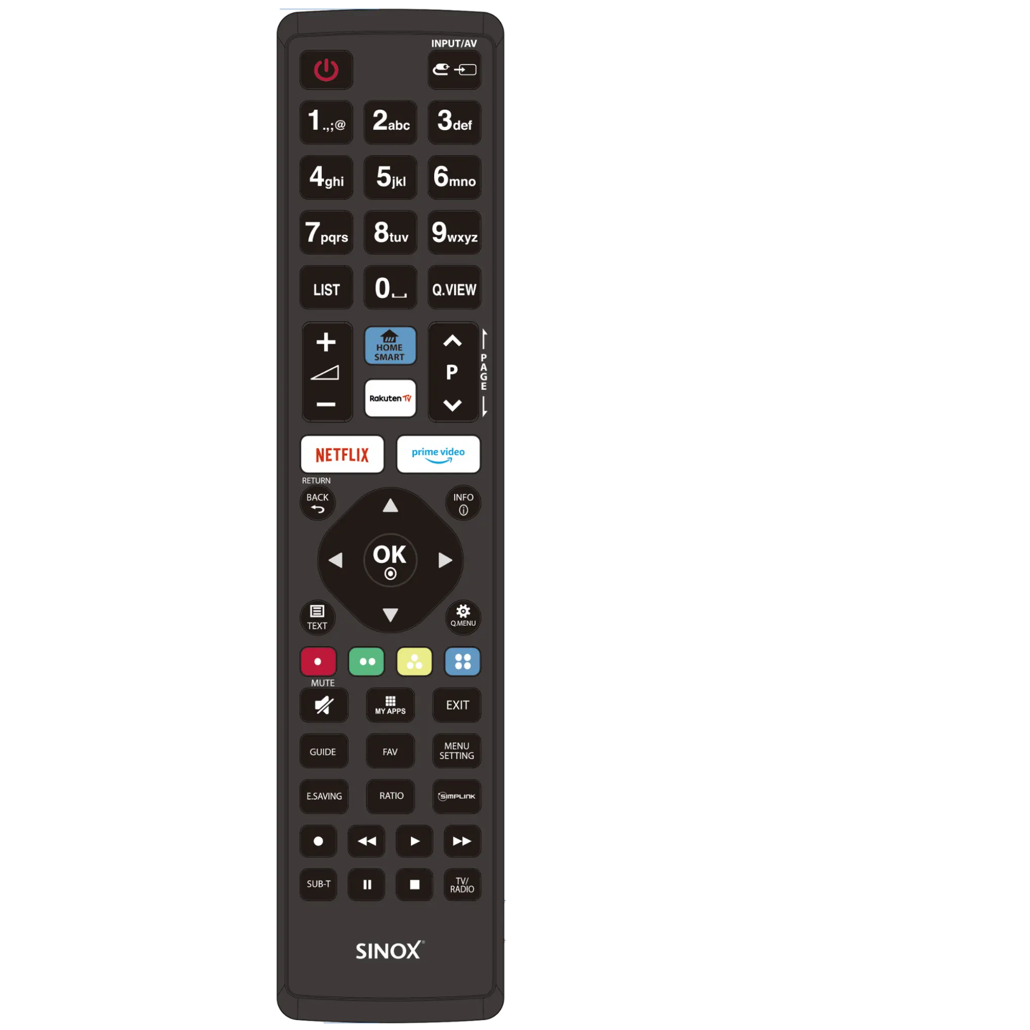 5706808054751 Sinox SXR1240 fjernbetjening til LG TV & HIFI,TV,Fjernbetjeninger 27900000250 SXR1240