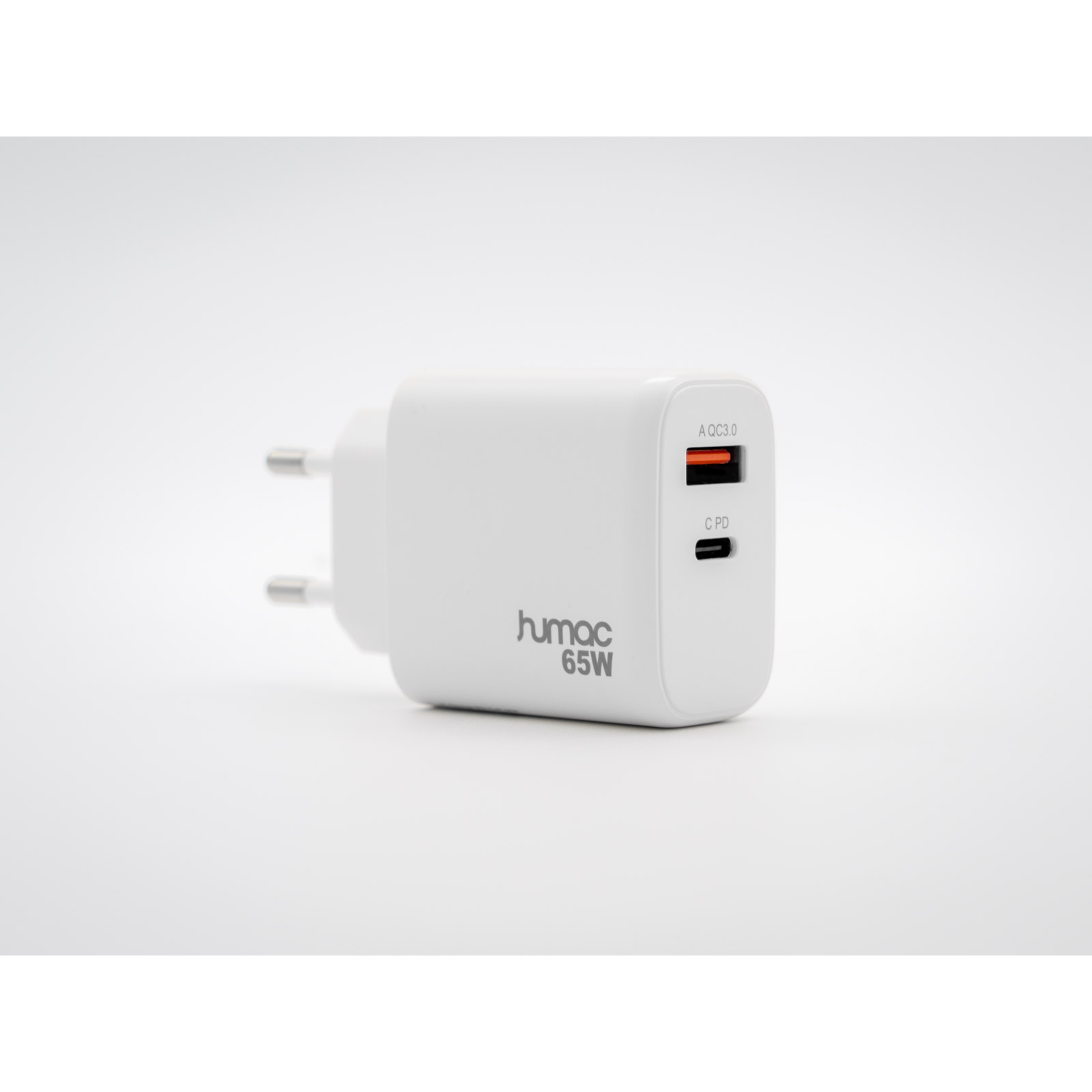 5706808054782 Humac Charger USB-C og USB-A 65W - HU20240 Telefon & GPS,Tilbehør mobiltelefoner,Tilbehør til iPhone 14900034530 20240
