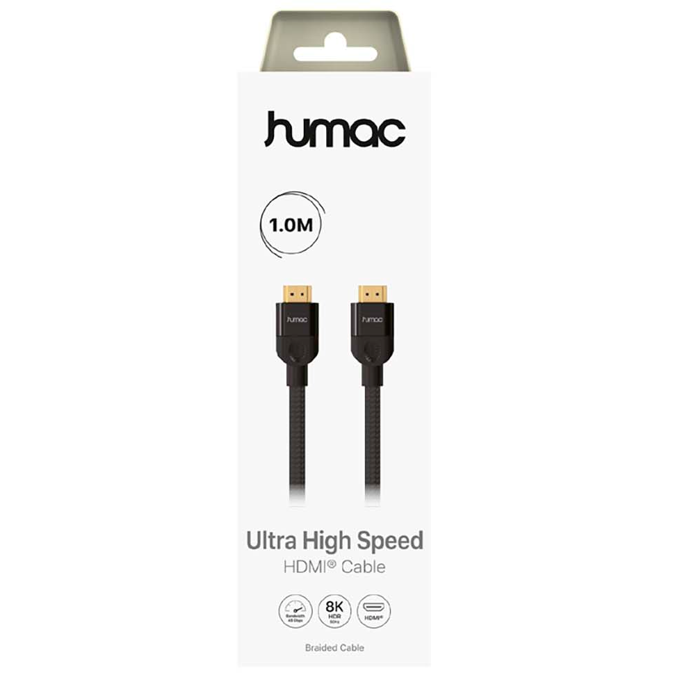 5706808054850 Humac HDMI, Ultra High Speed 8K, 1 meter - 20246 Computer & IT,Tilbehør computer & IT,Tilbehør til Mac 14900038470 20246