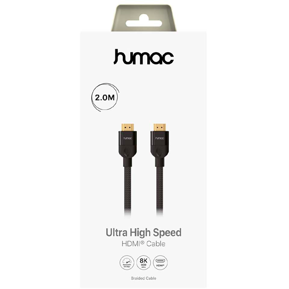 5706808054867 Humac HDMI, Ultra High Speed 8K, 2 meter - 20247 Computer & IT,Tilbehør computer & IT,Tilbehør til Mac 14900038480 20247