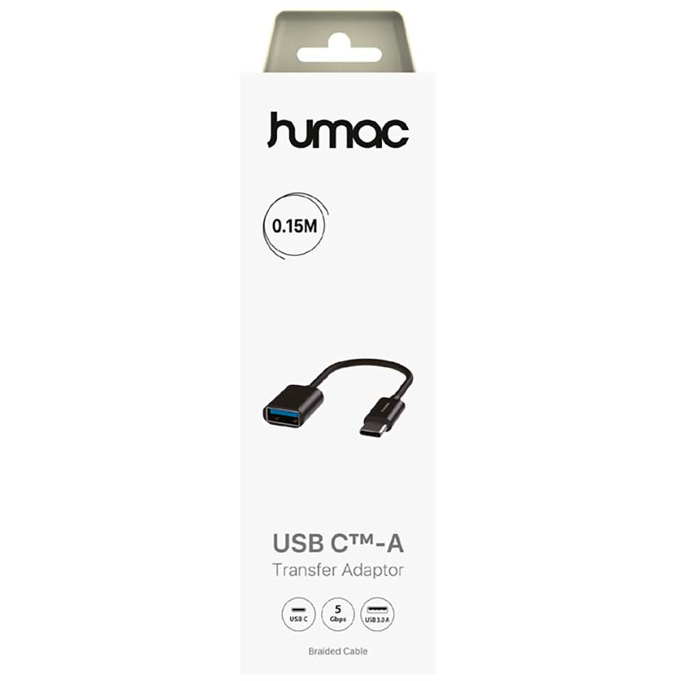 5706808054874 Humac USB-C til USB-A adapter - 20248 Computer & IT,Tilbehør computer & IT,Tilbehør til Mac 14900038490 20248