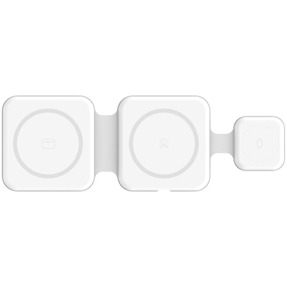 5706808054904 Humac 3 in 1 trådløs rejseoplader - HU20251 Telefon & GPS,Tilbehør mobiltelefoner,Tilbehør til iPhone 14900034560 20251