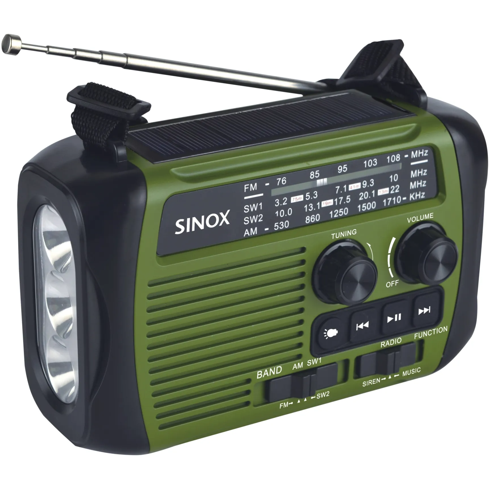 5706808055543 Sinox Bluetooth nødradio - Dynamo- og solcelle-radio TV & HIFI,Lyd,Radioer 22900003720 SXL5500