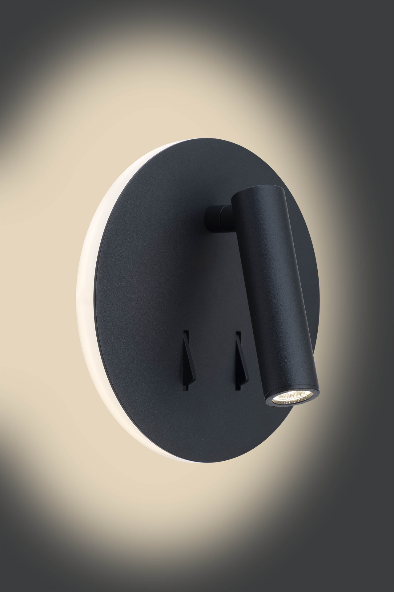 5706872021130 ANTIDARK Circle Wall Sort - Væglampe Lamper,Væglamper,Væglamper 90400001530 Circle Wall Sort