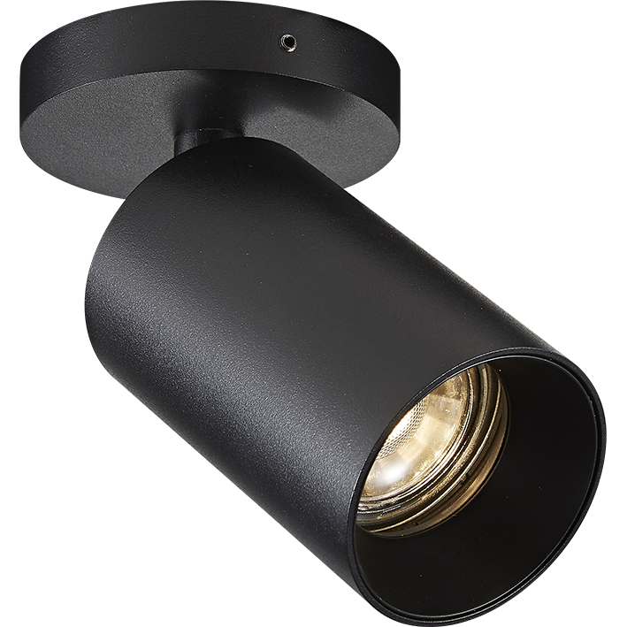 5706872024445 ANTIDARK SpotOn Circle 1 Sort - Loftslampe Lamper,Loftslamper,Loftslamper 90400001370 SpotOn Circle 1 Sort