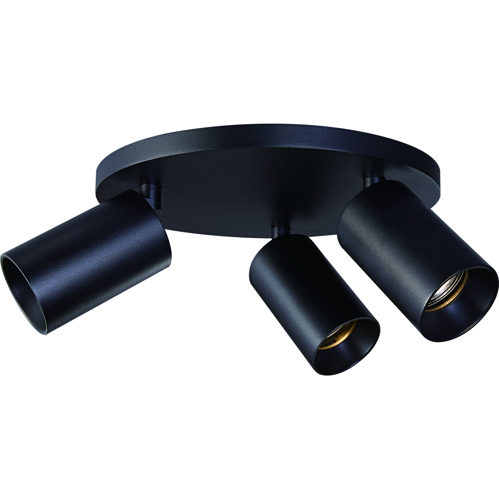 5706872024889 ANTIDARK SpotOn Circle 3 Sort - Loftslampe Lamper,Loftslamper,Loftslamper 90400001450 SpotOn Circle 3 Sort