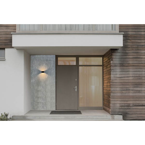 ANTIDARK SUN UP/DOWN LED SORT - Udendørslampe