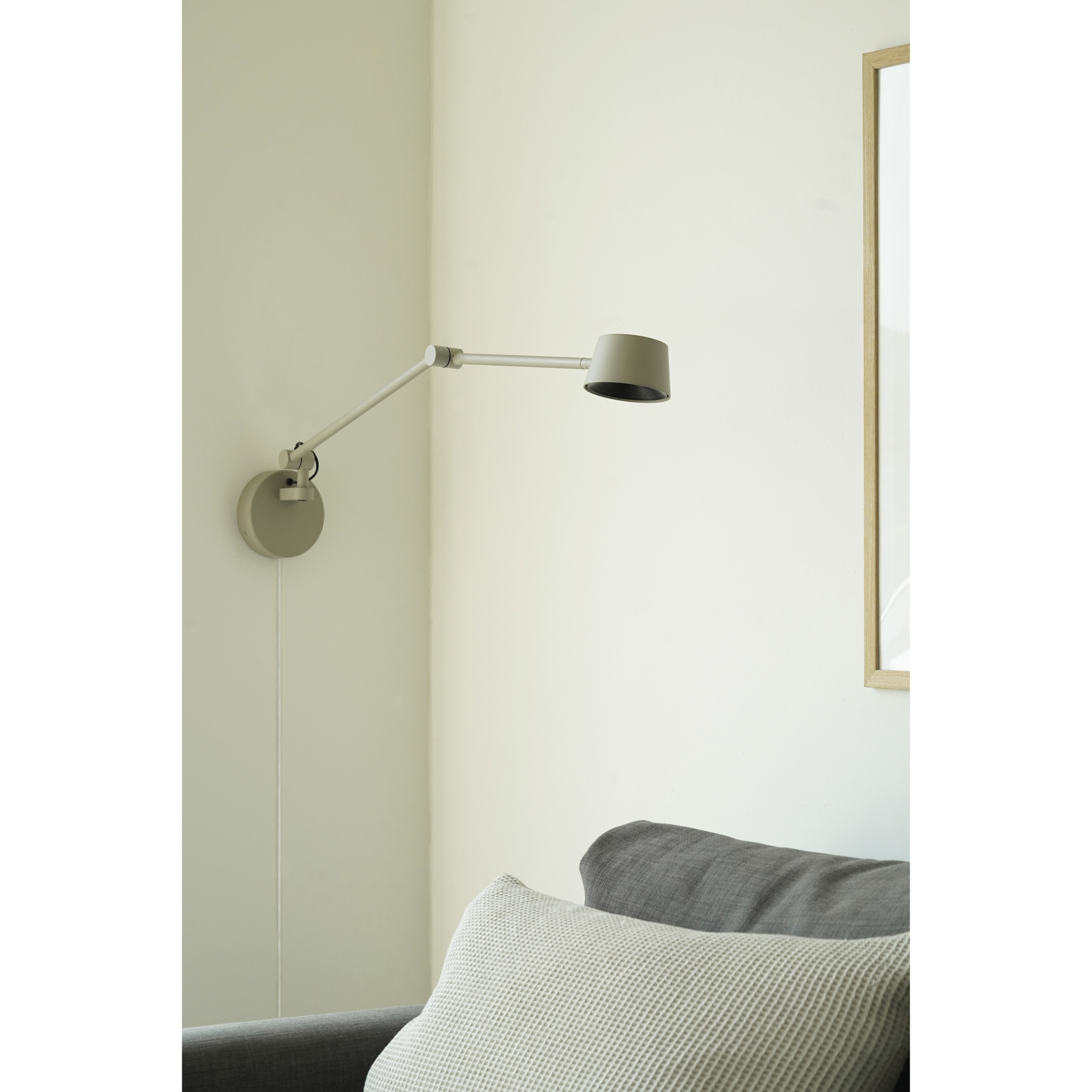 ANTIDARK Direction LED mat grey væglampe