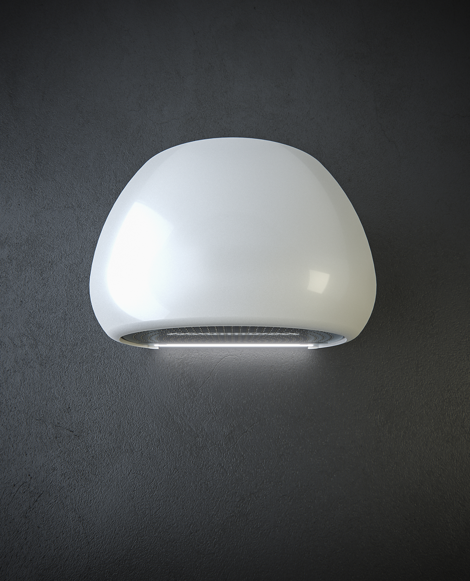 5707582002716 Witt Chubby White-2 - Væghængt emhætte Hvidevarer,Emhætter,Vægmonterede emhætter 35000011190 Chubby White-2