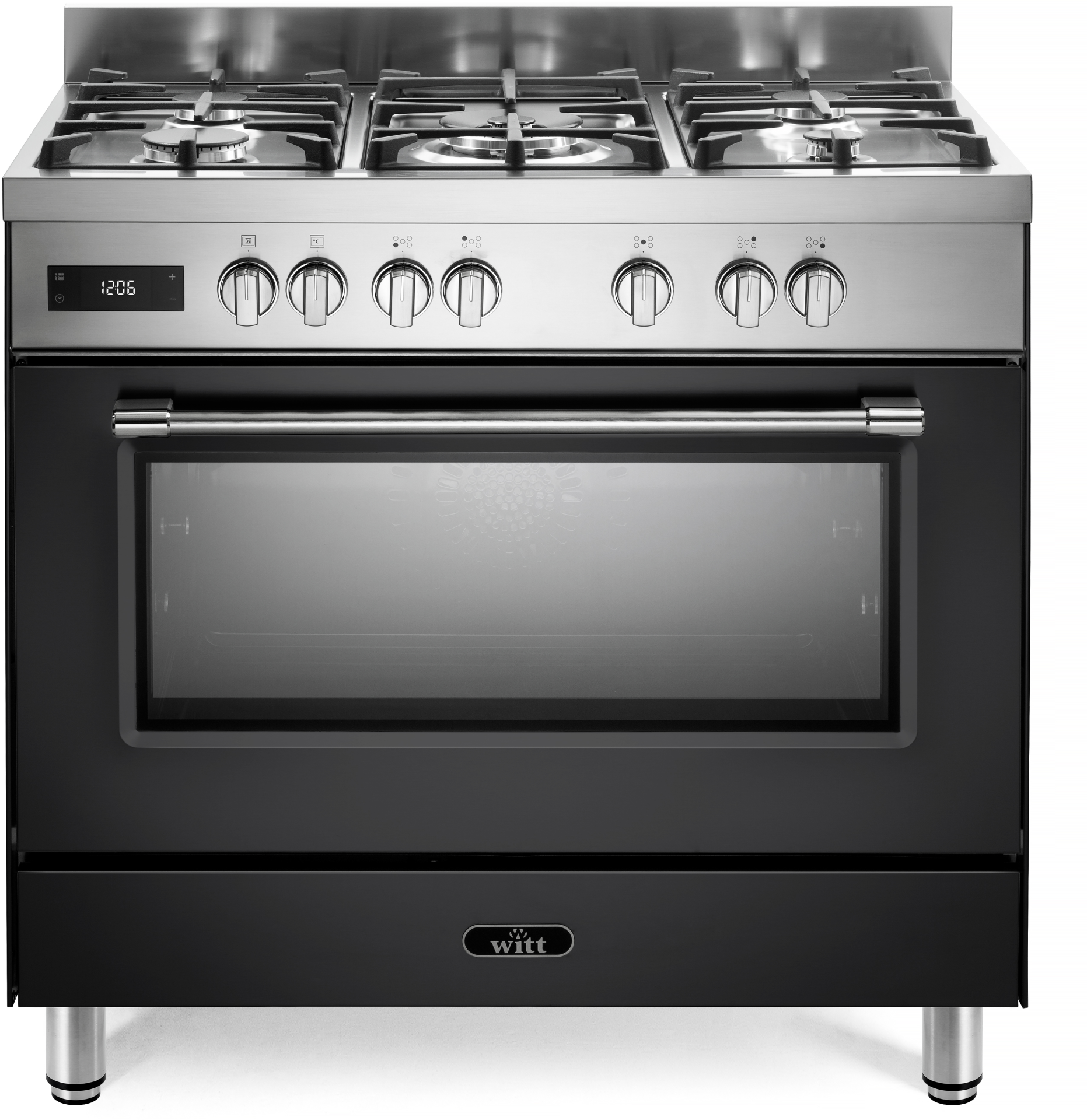 5707582003546 Gaskomfur - Witt WGC 906 BL Hvidevarer,Komfurer,Gaskomfurer 35000011080 WGC 906 BL