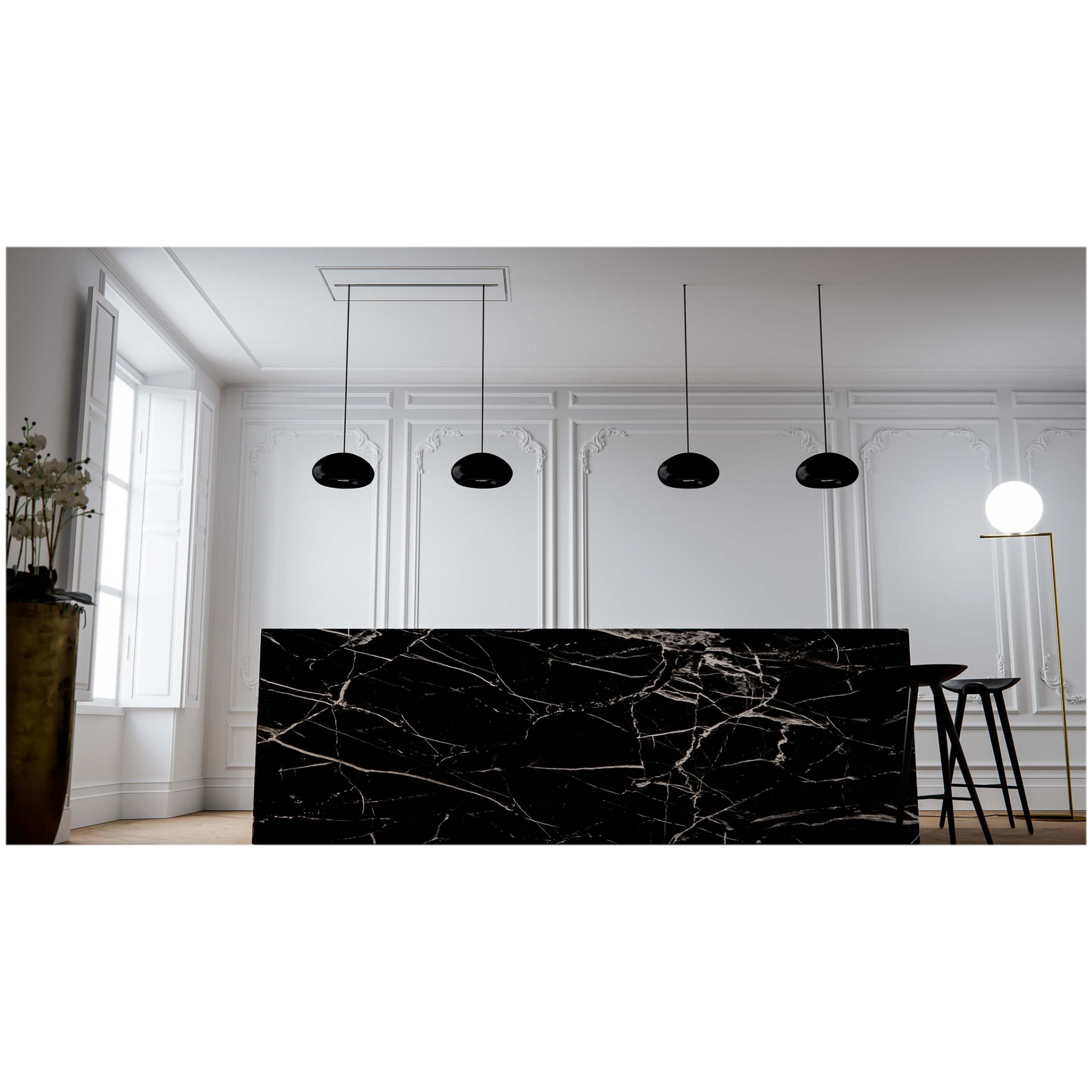 5707582011923 Witt Mercury Matte Black - Loftintegreret emhætte inkl. 2 ne Hvidevarer,Emhætter,Loftsintegrerede emhætter 35000012410 Mercury Matte Black