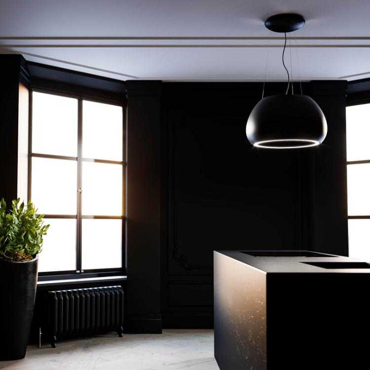 5707582999887 Witt Chubby Free Matte Black - Frithængende emhætte Hvidevarer,Emhætter,Frithængende emhætter 35000009670 Chubby Free Matte Black