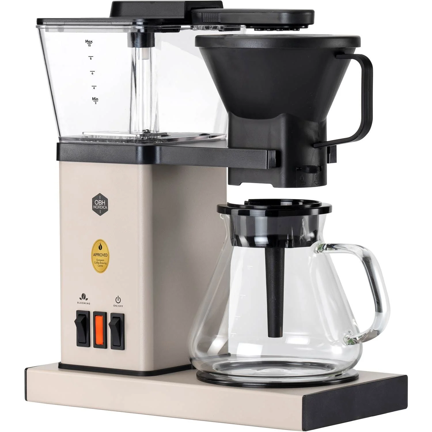 5708642024211 OBH Nordica Blooming Prime Sand 1,25 L - Kaffemaskine Husholdning,Kaffe,Kaffemaskiner 2100242110 120988