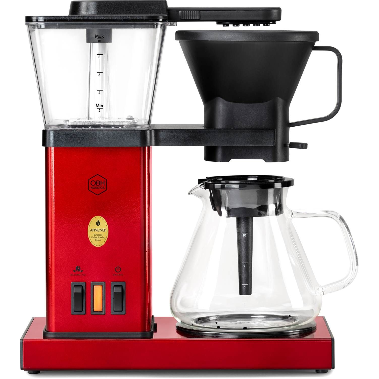 5708642024242 OBH Blooming Prime, chili rød - Kaffemaskine Husholdning,Kaffe,Kaffemaskiner 2190004190 Blooming Prime Chili Red