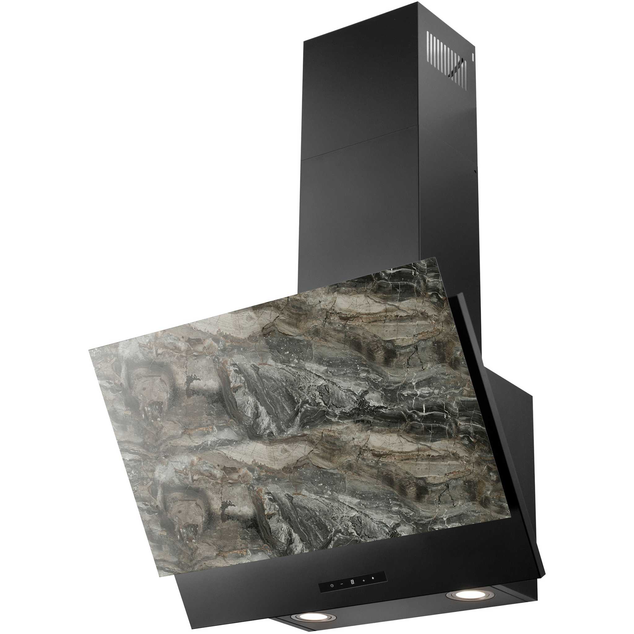 Eico 5923 Udine 60 Grey Stone - Skråtstillet emhætte