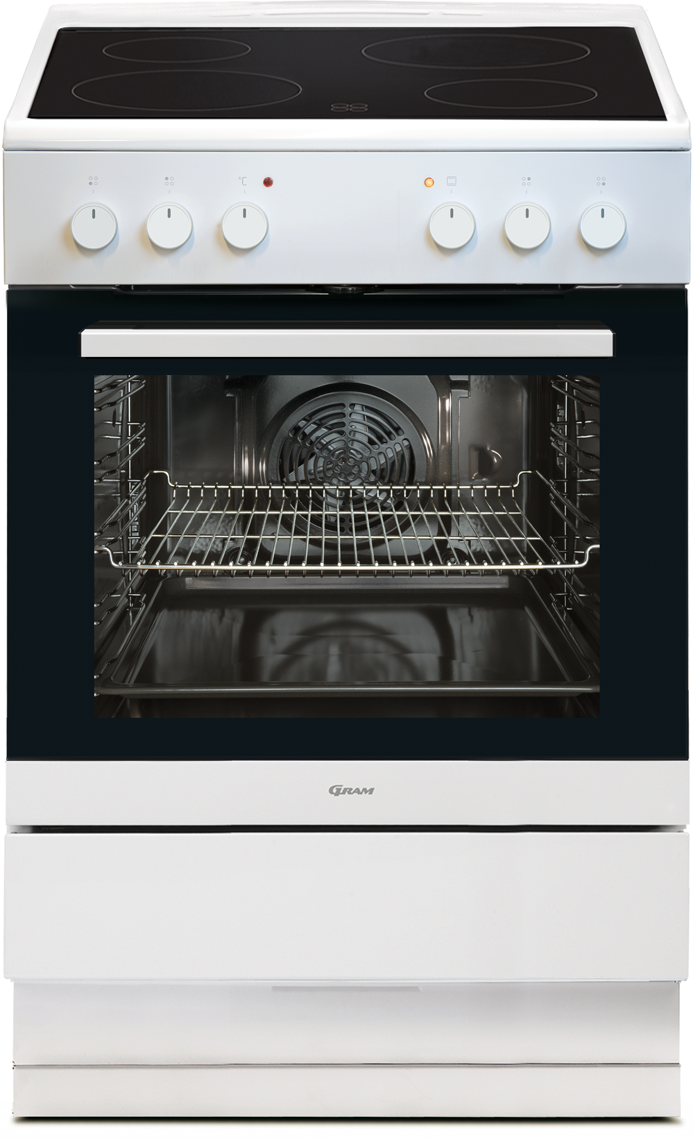 5709708234483 Gram EK 5600-90 V - Glaskeramisk komfur Hvidevarer,Komfurer,Glaskeramiske komfurer 8000344830 EK 5600-90 V