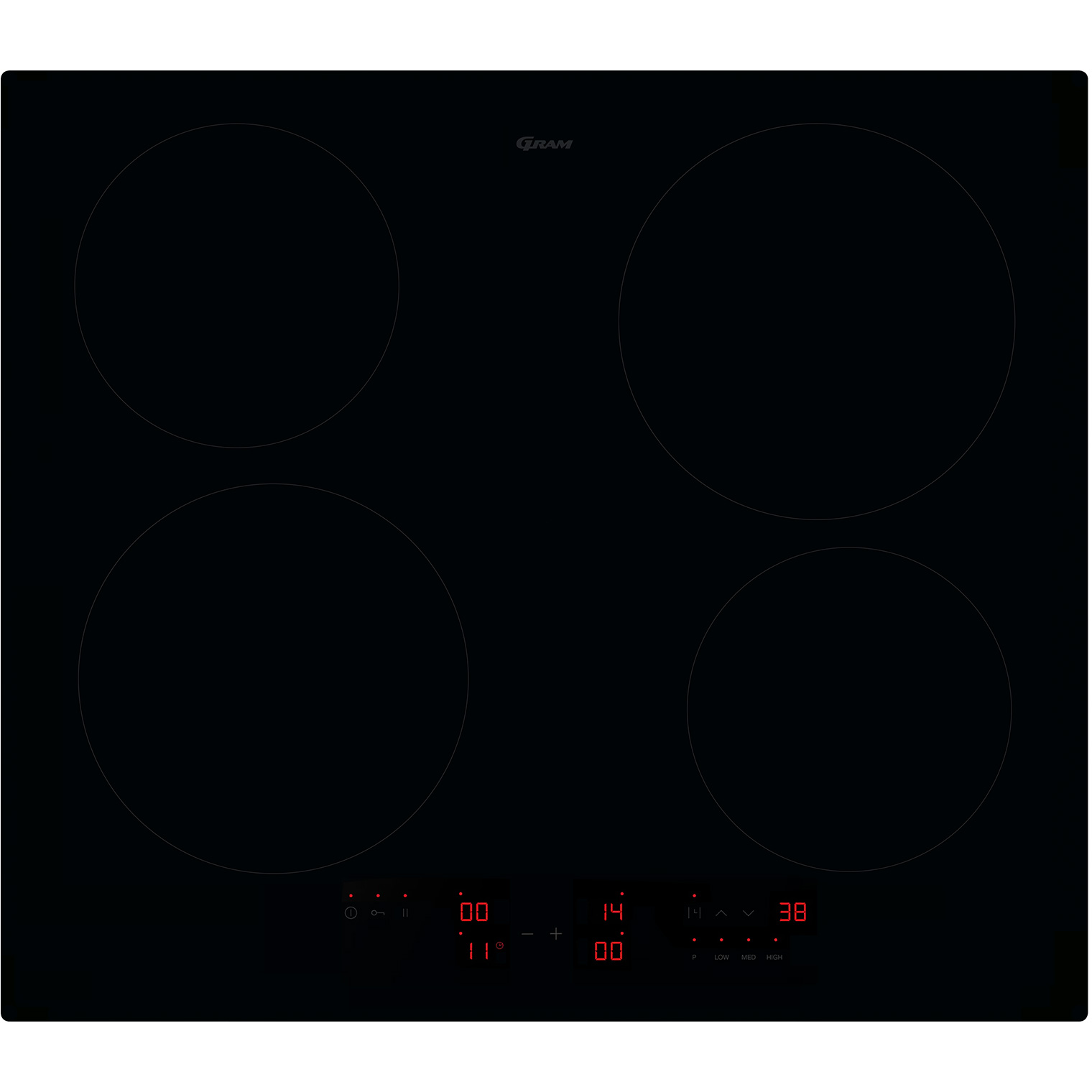 Gram KKI 6244-90 TI - Induktionskogeplade