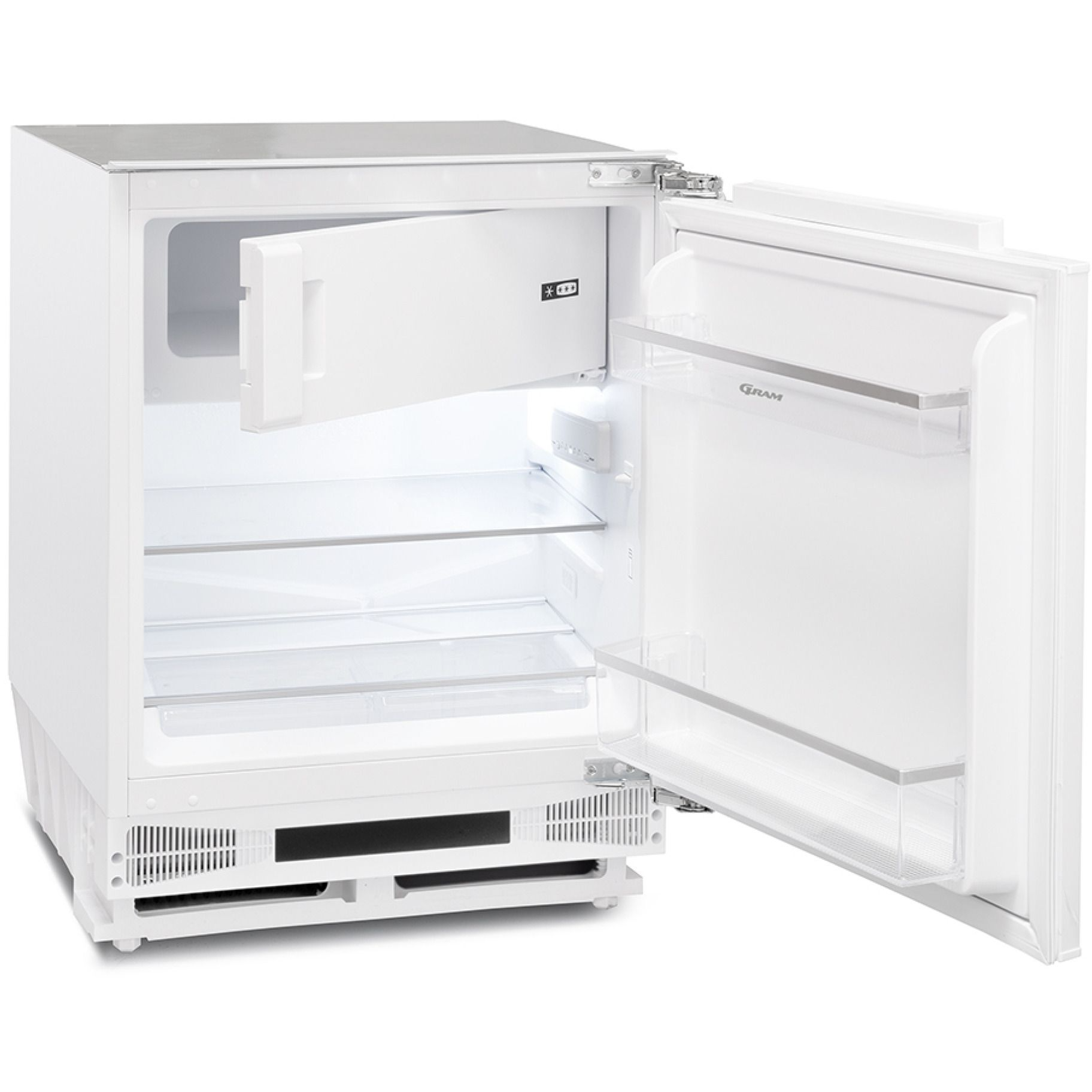 5709708237163 Gram KFU 600864 integrerbart køleskab med fryseboks Hvidevarer,Kølefryseskabe,Integrerbare køleskabe med fryseboks 8000371630 KFU 600864