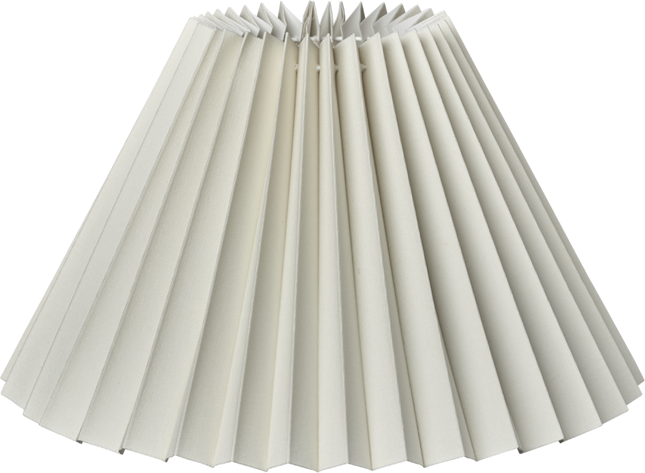 5709962843452 MS by KS Empire Plissé creme Ø45 - Lampeskærm Lamper,Tilbehør til lamper,Løse skærme 87000008620 Empire Plissé creme Ø45