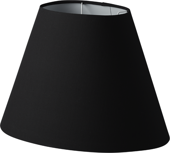 5709962858012 MS by KS Oval Sort Ø40 - Lampeskærm Lamper,Tilbehør til lamper,Løse skærme 87000007280 Oval Sort Ø40