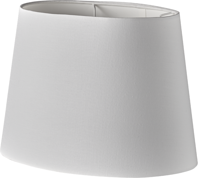 5709962898605 MS by KS C-oval Hvid Ø19,5 - Lampeskærm Lamper,Tilbehør til lamper,Løse skærme 87000007390 C-oval Hvid Ø19,5