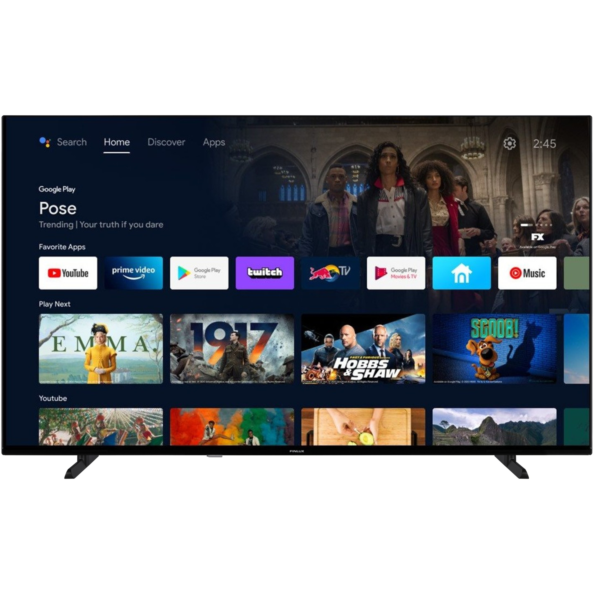 5711555000043 Finlux 55FUH9460 - UHD 4K Smart TV TV & HIFI,TV,TV 21800000540 55FUH9460