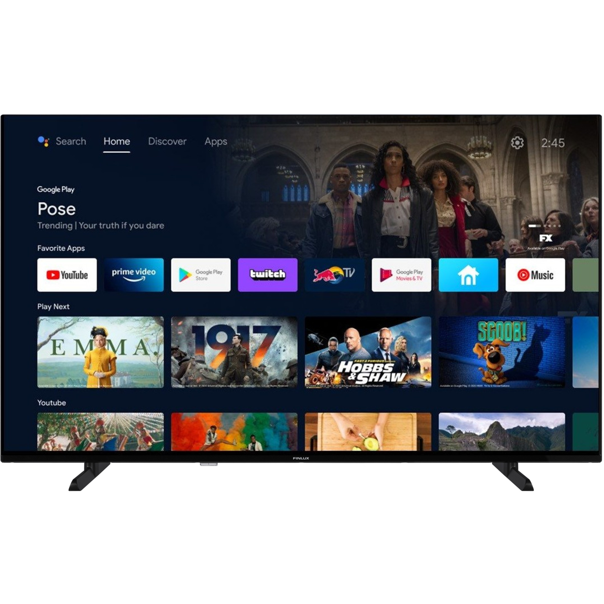 5711555001576 Finlux 40FFAK9060 - LED Android TV TV & HIFI,TV,TV 21800000480 40FFAK9060