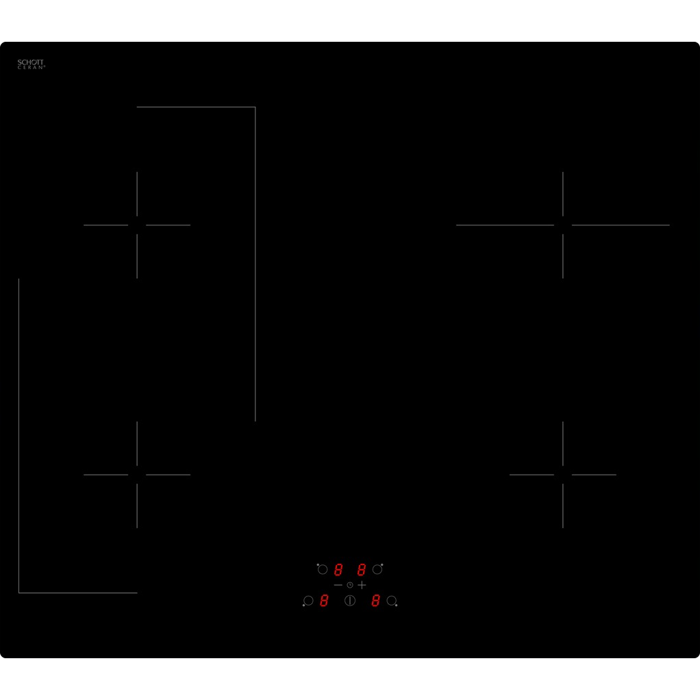 5712162110019 Grand Gourmet GGBI60B - Induktionskogeplade Hvidevarer,Kogeplader,Induktionskogeplader 18100100190 GGBI60B
