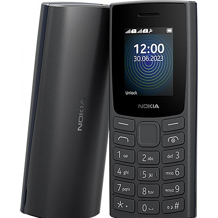 5712764040394 Nokia 105 2G 2023 - Charcoal - Mobiltelefon Telefon & GPS,Mobiltelefoner,Mobiltelefoner 16800019120 1GF019CPA2L11