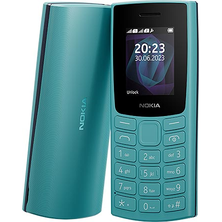 5712764040400 Nokia 105 2G 2023 - Cyan - Mobiltelefon Telefon & GPS,Mobiltelefoner,Mobiltelefoner 16800019130 1GF019CPG6L07